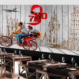 Tranh dán tường địa danh nổi tiếng TDT648