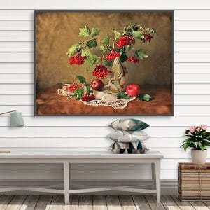 Tranh sơn dầu hoa quả CV01A162