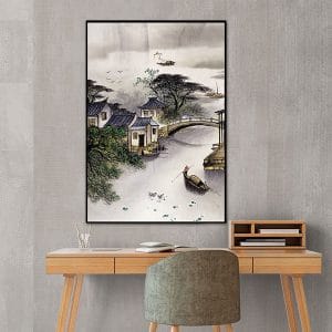 Tranh phong cảnh sơn thủy hữu tình CV01A167