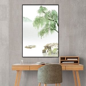 Tranh phong cảnh huế xưa CV01A168