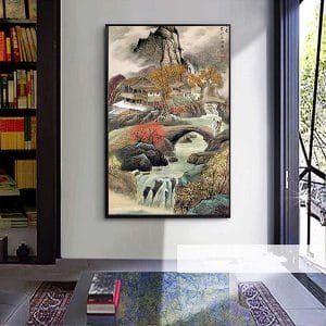 Tranh phong cảnh sơn thủy hữu tình CV01A170