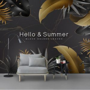 Tranh dán tường trừu tượng thiên nhiên Hello Summer TDT637