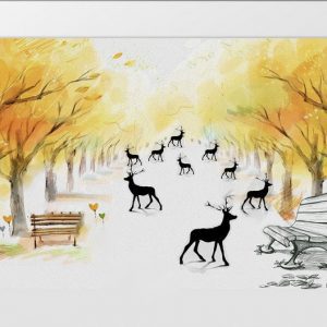 Tranh dán tường trừu tượng động vật TDT631 3 01R888piCVQ4 1