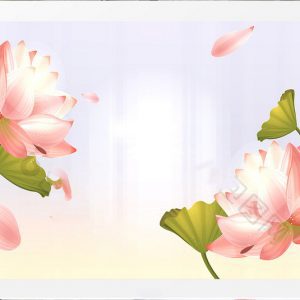 Tranh dán tường hoa sen hồng TDT659 3 02K888piC5y3 1