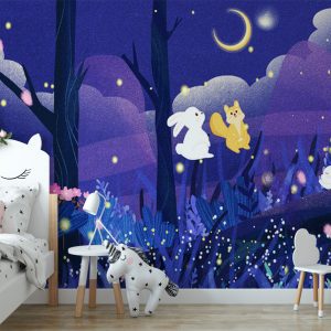 Tranh dán tường vẽ hoạt hình ngộ nghĩnh TDT665