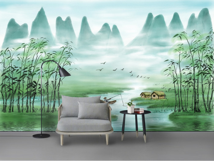 Tranh dán tường thiên nhiên núi rừng TDT671 1 03K888piCpj4