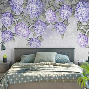 Tranh dán tường hoa cẩm tú cầu TDT699