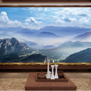 Tranh dán tường thiên nhiên núi rừng TDT684