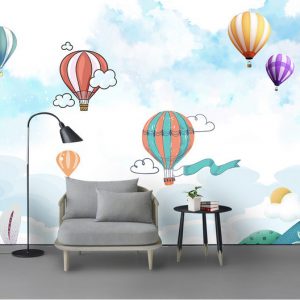 Tranh dán tường khinh khí cầu TDT807