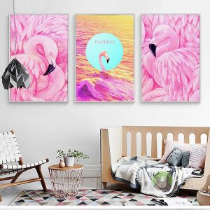 Bộ 3 tranh hồng hạc nghệ thuật CV0339 5 1117 01