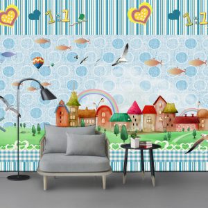 Tranh dán tường vẽ hoạt hình TDT809