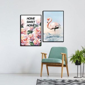 Bộ 3 tranh hồng hạc nghệ thuật CV0348 3 130