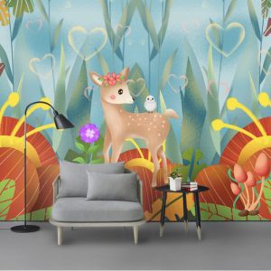 Tranh dán tường vẽ hoạt hình sáng tạo TDT778