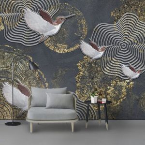 Tranh dán tường 3D động vật TDT749