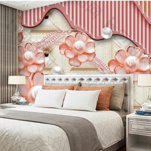 Tranh dán tường 3D hoa nhụy ngọc TDT995