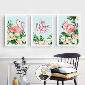 Bộ 3 tranh hồng hạc nghệ thuật CV0339 4 17346160