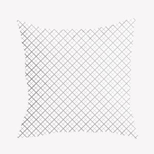 Gối vải họa tiết kẻ đen trắng GV0026 16 19 2