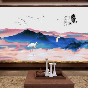 Tranh dán tường thiên nhiên động vật TDT887