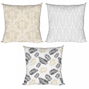 Gối vải họa tiết trừu tượng lá GV0006