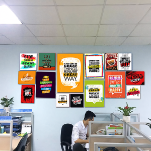 Bộ 15 tranh văn phòng tạo động lực bằng tiếng Anh PTR1501