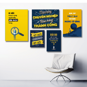 Tranh văn phòng trang trí phòng kinh doanh VP0507