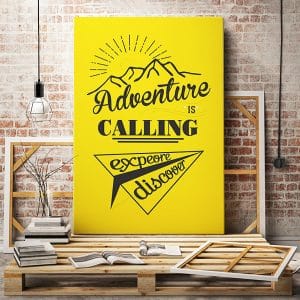 Tranh văn phòng adventure calling