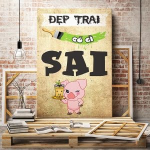 Tranh văn phòng đẹp trai có gì sai
