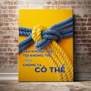 Tranh văn phòng bạn không thể tôi không thể nhưng chúng ta có thể