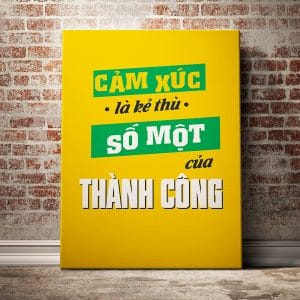 Tranh động lực cảm xúc là kẻ thù số một của thành công