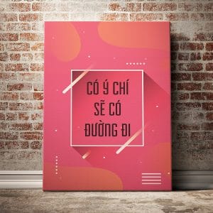 Tranh văn phòng có ý chí sẽ có đường đi