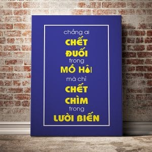 Tranh động lực chẳng ai chết đuối trong mồ hôi mà chỉ chết chìm trong lười biếng