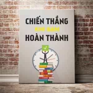 Tranh văn phòng chiến thắng khi bạn hoàn thành