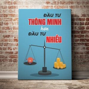 Tranh văn phòng đầu tư thông minh hơn đầu tư nhiều