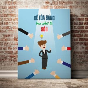 Tranh văn phòng để tỏa sáng bạn phải là số 1