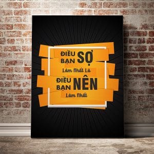 Tranh văn phòng điều bạn sợ làm nhất là điều bạn nên làm nhất