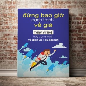 Tranh văn phòng đừng bao giờ cạnh tranh về giá