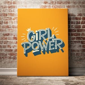 Tranh văn phòng girl power