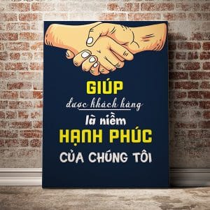 Tranh văn phòng giúp được khách hàng là niềm hạnh phúc của chúng tôi