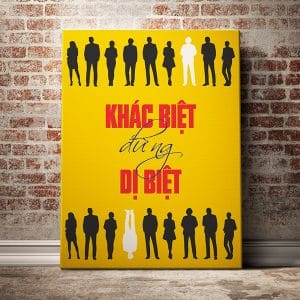 Tranh văn phòng khác biệt đừng dị biệt