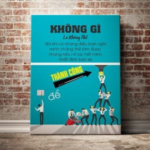 Tranh văn phòng không gì là không thể