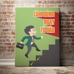 Tranh văn phòng làm đúng ngay từ đầu