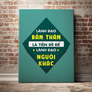 Tranh văn phòng lãnh đạo bản thân là tiền đề để lãnh đạo người khác
