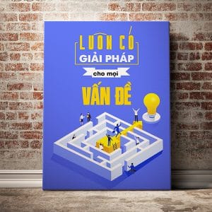 Tranh văn phòng luon có giải pháp cho mọi vấn đề