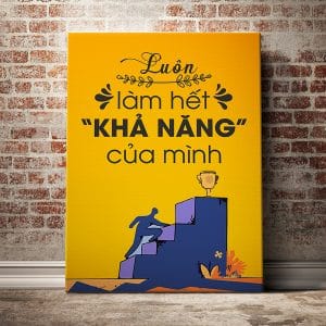 Tranh văn phòng luôn làm hết khả năng của mình