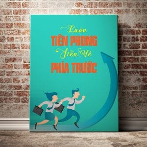 Tranh văn phòng luôn tiên phong tiến về phí trước