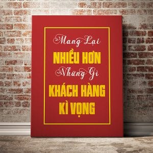 Tranh văn phòng mang lại nhiều hơn những gì khách hàng kì vọng