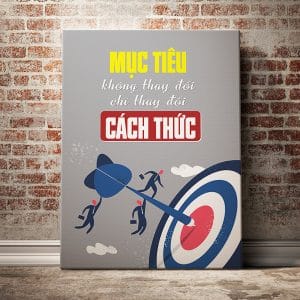 Tranh văn phòng mục tiêu không thay đổi chỉ thay đổi cách thức