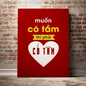 Tranh văn phòng muốn có tầm thì phải có tâm