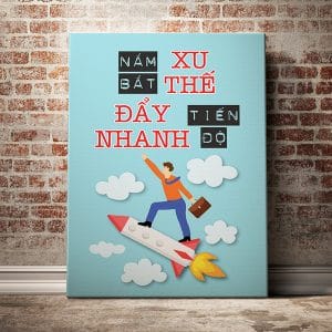 Tranh văn phòng nắm bắt xu hướng đẩy nhanh tiến độ