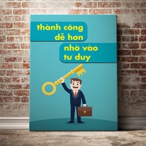 Tranh động lực thành công dễ hơn nhờ vào tư duy